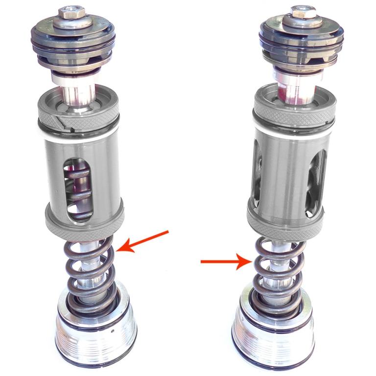 Pston Spring KYB Free Piston Pressure Springs - R 20 Nm (OEM)